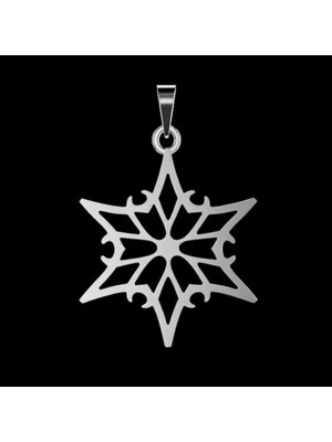 TabiTela 925 Ayar gümüş kolye kar tanesi   SM8088