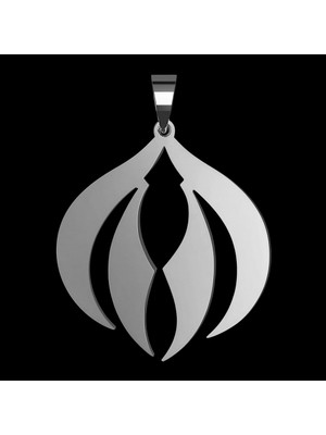 TabiTela 925 Ayar gümüş kolye taç yaprağı   SM7755