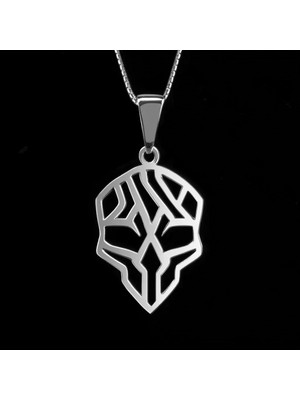 TabiTela 925 Ayar gümüş kolye kafatası   SM8036