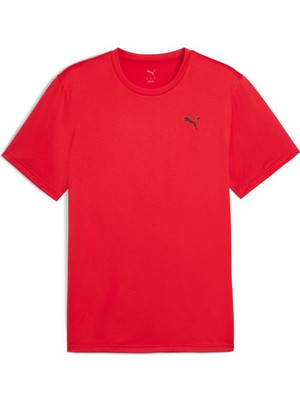 Puma Tad Ess Solid Cat Lc Erkek Kırmızı Antrenman T-Shirt.11