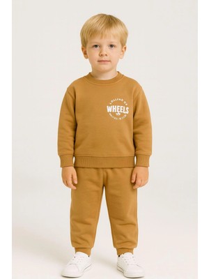 Wheels Baskılı Erkek Bebek Takım 20100