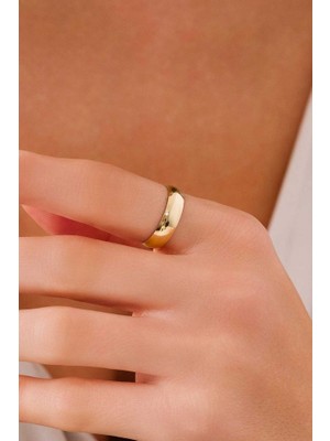 14 Ayar Altın 5mm Alyans Yüzük