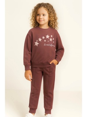 Yıldız Baskılı Kız Çocuk Takım 20452