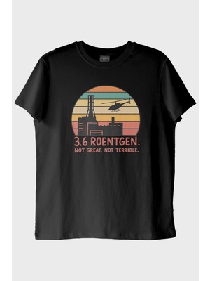 Nuugg 3.6 Roentgen Siyah Tişört