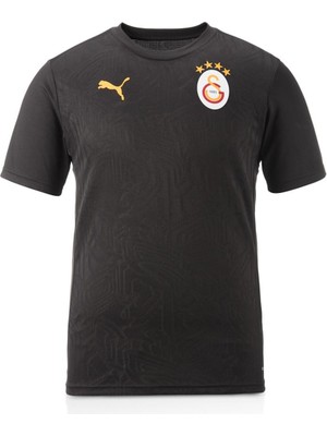 Galatasaray Orijinal Lisanslı Sıfır Yaka Siyah A Takım Antrenman T-Shirt