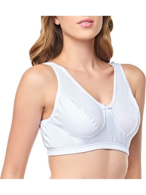 4 Lü Kadın Yarım Atlet Südyen %100 Pamuk