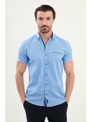 Mcr Baskılı Kısa Kol Gömlek