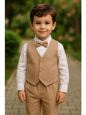 Erkek Çocuk London Yelekli Takım Elbise