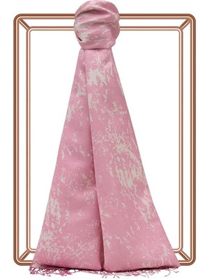 Mermer Desenli Ipek Şal 05246 Pembe
