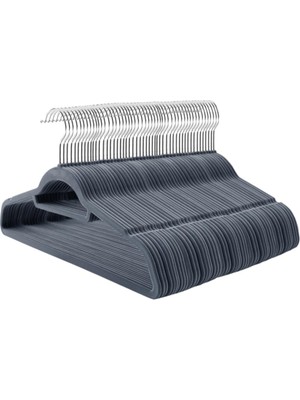 30 Lu Kadife Elbise Askısı