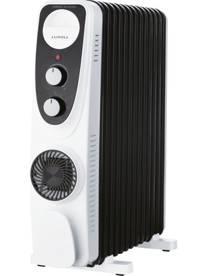 Luxell LUX13-FP-BW 2900 Watt Turbo Fanlı 13 Dilim Yağlı Radyatör Aşırı Isınma Koruması ile