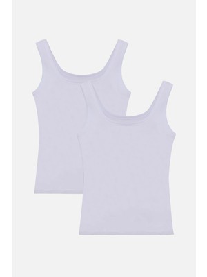 Kadın 2'li Kalın Askılı Likralı Atlet