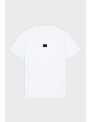 Armani Exchange % 100 Pamuk Regular Fit Bisiklet Yaka Logolu T Shirt Erkek T SHİRT XM001479 AF10364 U0002