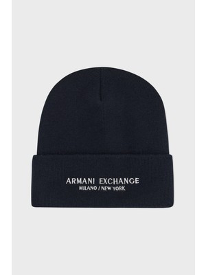Armani Exchange Logo Işlemeli Bere Erkek Bere XM001637 AF16950 UB101