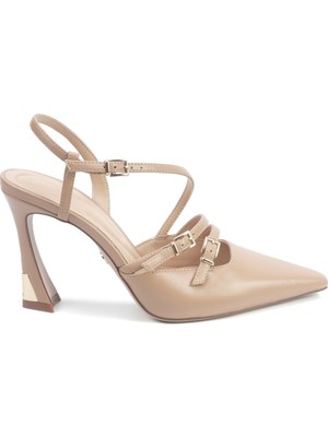 Nine West DOLORES 5PR Bej Kadın Topuklu Ayakkabı