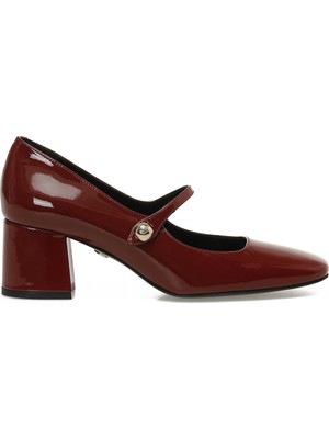 Nine West Rıvas 5pr Bordo Kadın Topuklu Ayakkabı