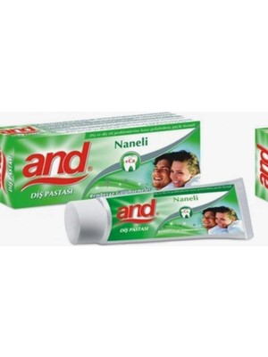 And Diş Parlatma Pastası SAĞLIKLI GÜLÜŞLER İÇİN 90 gr NANELİ