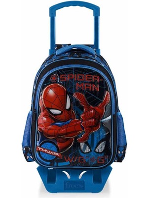 Spiderman Çekçekli Ilkokul Çantası Salto Tech