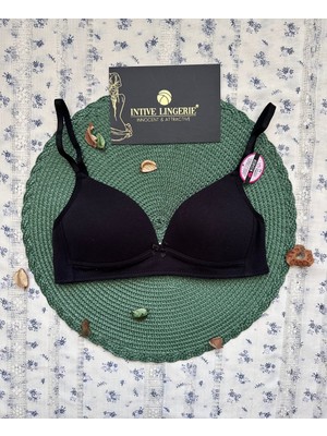 Koza %95 Pamuklu Balensiz Ince Askılı Genç Kız Tekli Alıştırtırma Küçük Beden Sütyen