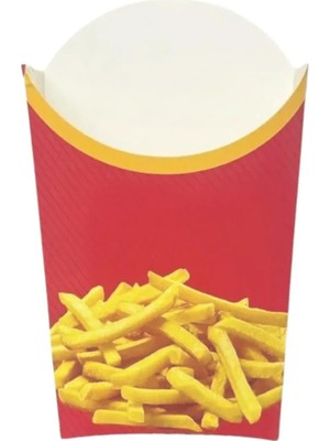Home Kızarmış Patates Kutusu Konik Büyük Boy