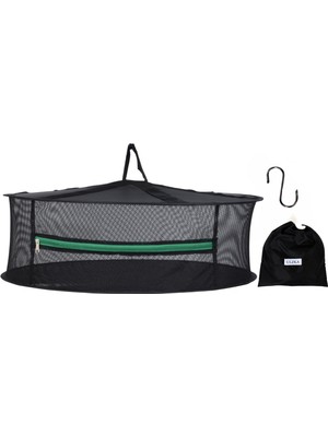 1 Katlı Fermuarlı Meyve Sebze Bitki Kurutma Filesi | Katlanabilir Meyve Sebze Bitki Doğal Kurutma Sepeti