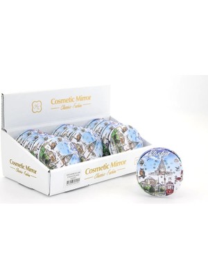 Taşlı Istanbul Tasarımı El Aynası Kalın Model 5