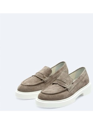 Vizon Süet Smart Casual Loafer