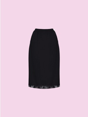 3'lü Jarse Uzun Astar Jüpon Beyaz Siyah Ten 253