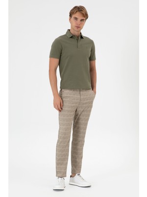 U.s. Polo Assn. Erkek Koyu Haki Pantolon (Kanvas-Chino) 50300438-VR111