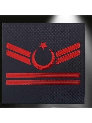 Çukurova Ütü Jandarma Asayiş Yelek İçin Uzman Çavuş 2 Kademeli 3D Mini Rütbe, 2025 Yeni Tip, Cırtlı