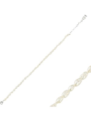 Barok Doğal Inci Sıralı Bileklik