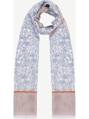 Desenli ve Yün Karışımlı Şal