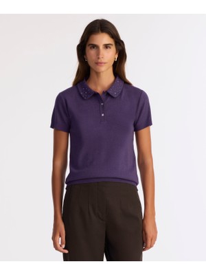 Regular Polo Yaka Kısa Kol Kazak