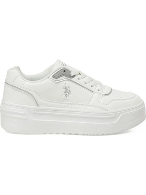U.S. Polo Assn. U.S Polo 102031410 Carolıne Beyaz Kadın Spor Ayakkabı