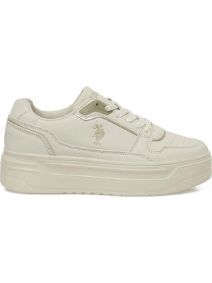 U.S. Polo Assn. CAROLINE 5PR Bej Kadın Sneaker