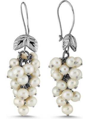 Üzümlü Doğal Inci Küpe