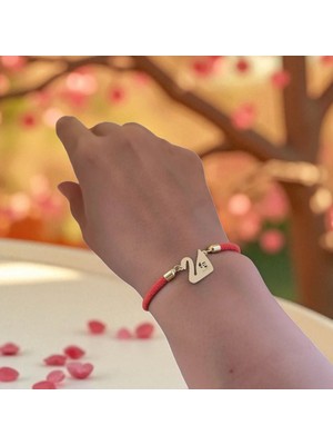 Altın Plakalı 14 Ayar Atatürk Temalı Turuncu Örgülü Kuğu Kuşu Figürlü Hediye BILEKLIK-608SEMBOL