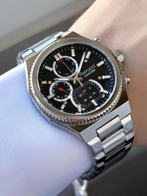 Erkek Fonksiyonları Aktif Metal Kordon Kol Saati