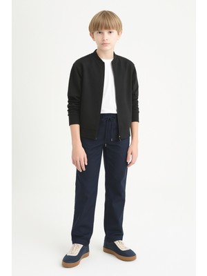 Erkek Çocuk Beli Ipli Lastikli Okul Pantolonu AK609