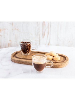 Madame Coco Lapelisse 2'li Çift Camlı Bardak 70 ml