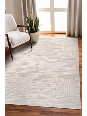 Bambu Yumuşak Halı Salon Mutfak Koridor Kesme Yolluk Dokuma Makine Halısı Art Beyaz