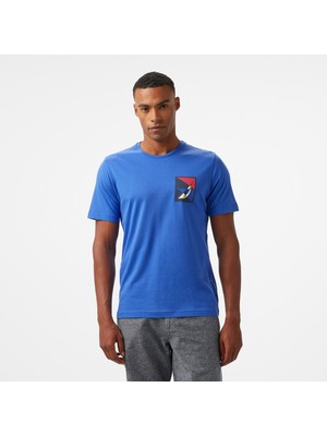 Nautica Erkek Mavi Regular Fit T-Shirt