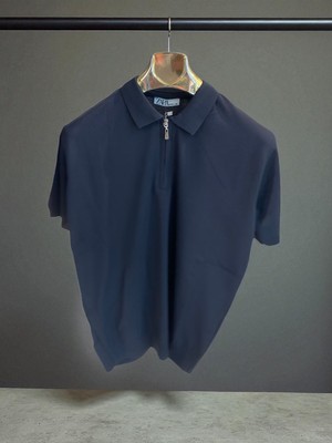 Zara Polo Yaka Fermuarlı Tshirt