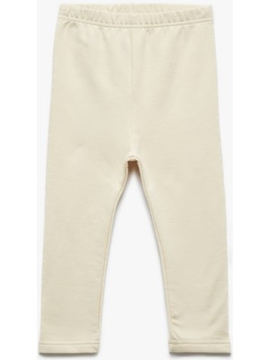 Pamuklu Beli Lastikli Şardonlu Basic Eşofman Altı