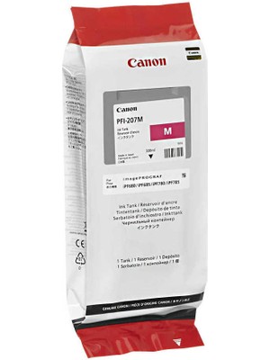 Canon PFI-207M Magenta Kartuş 300ML