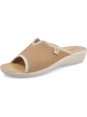 Kadın Terlik T4 429 Fe Fly Flot Slipper Fresh Classıc 6009- Beige