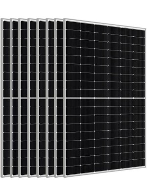 Tommatech 600W Half-Cut Topcon Güneş Paneli - 8 Adet