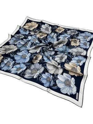 Armine Ipek Eşarp 2026 Kış - 9403-83 Lacivert Sura