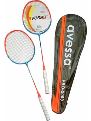 Avessa BRK-2000 Badminton Raketi Set Çantalı Neon Turuncu