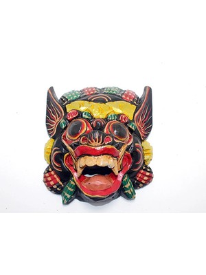 Duvara Asmalı Renkli Maske 18 cm